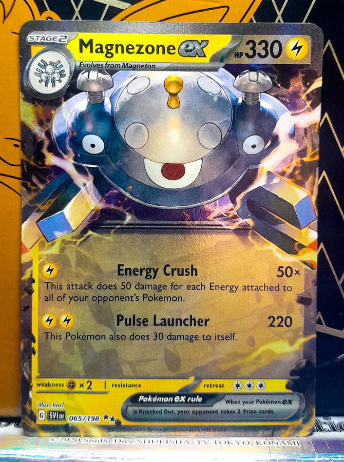 Pokemon Card - Magnezone EX 065/198 - Double Rare  - Scarlett & Violet Base Set