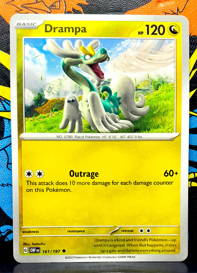 Pokemon Cards - Drampa 161/197 - Obsidian Flames