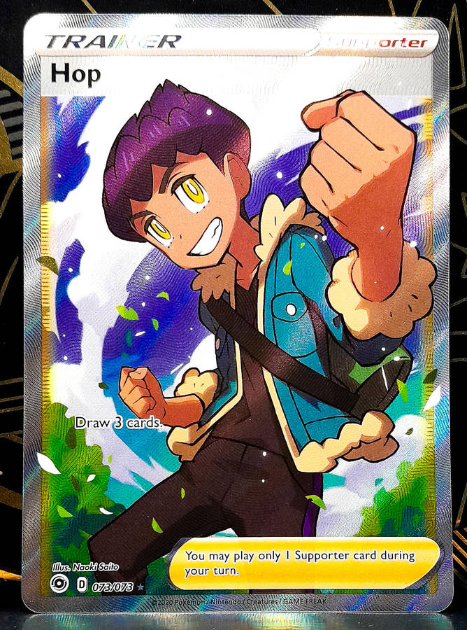 Pokemon Card - Hop 073/073 - Textured Full Trainer - SWSH Champions Path NM