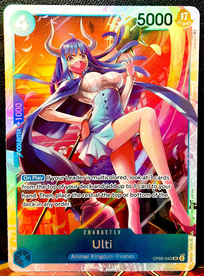 One Piece Trading Card Game - Ulti OP05-043 - FOIL SECRET RARE  - NM