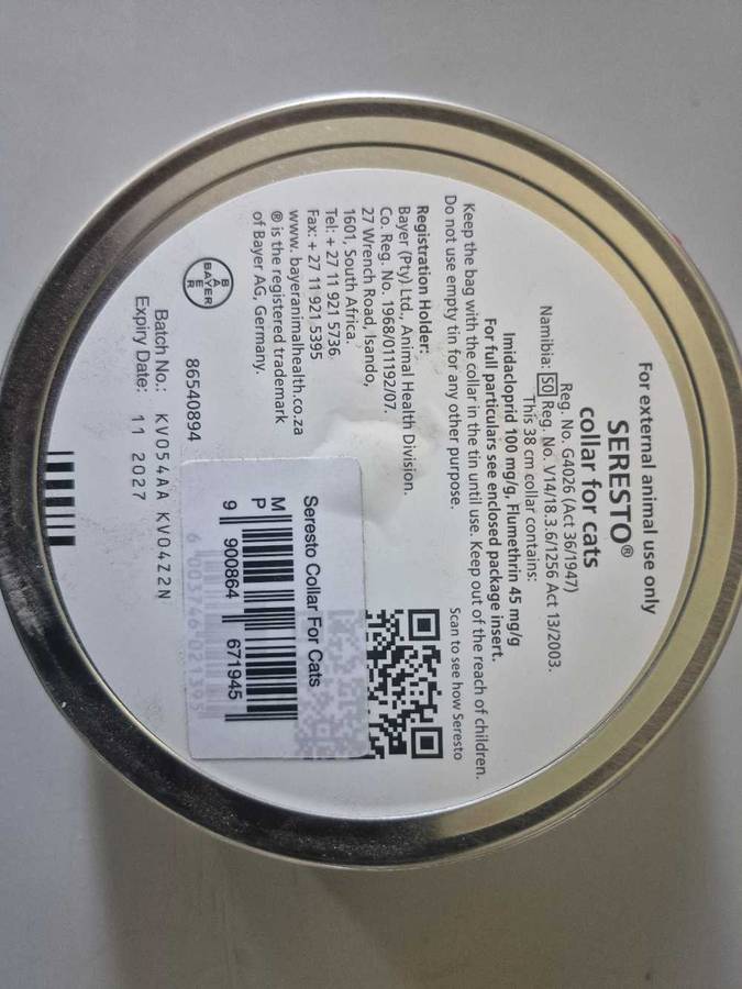 Seresto cat flea collars