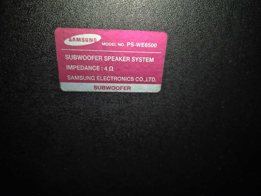 Samsung HW-E6500 Home audio system