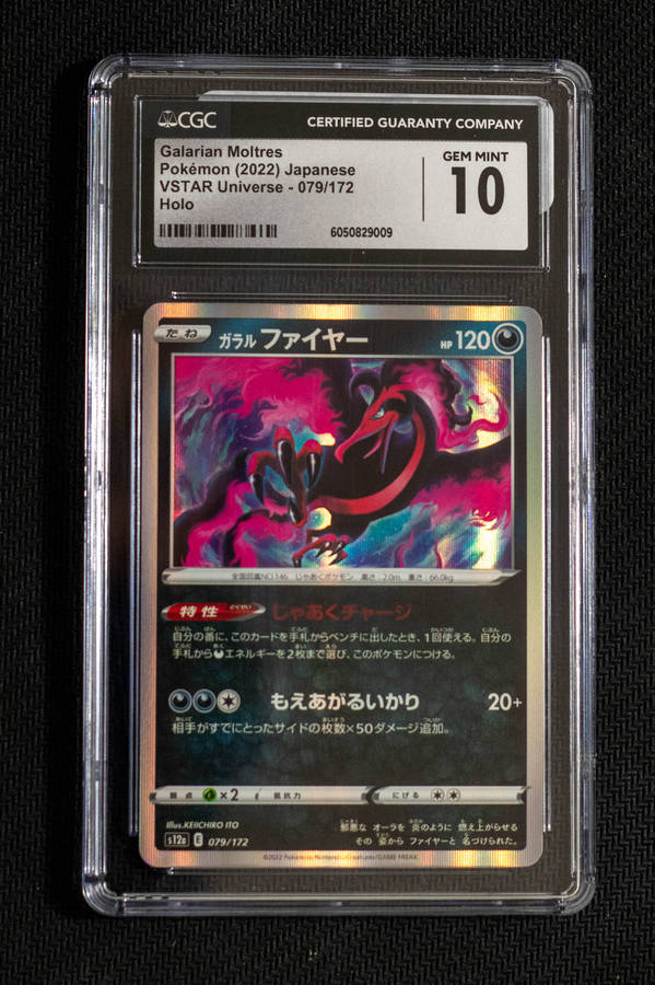 Lot of graded pokemon cards