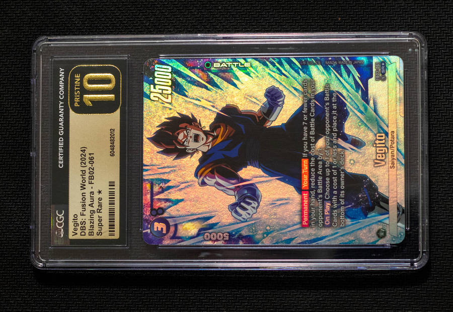 CGC 10 Pristine - Vegito (Super Rare X) - DBS Fusion World 2024 - FB02-061