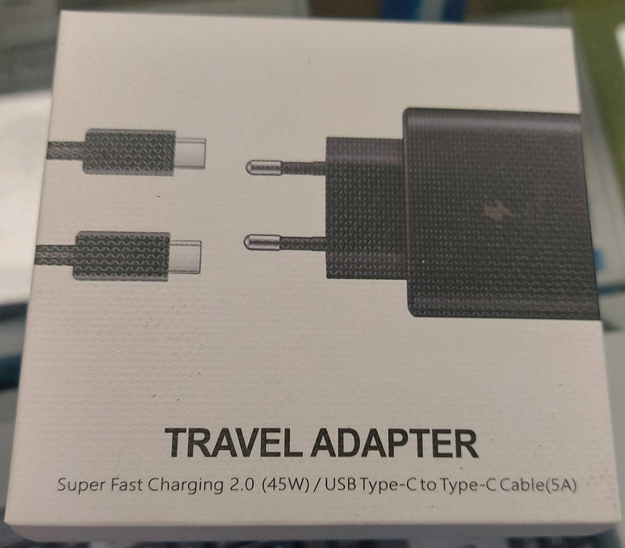 45W Super Charge Adapter and Cable Type C