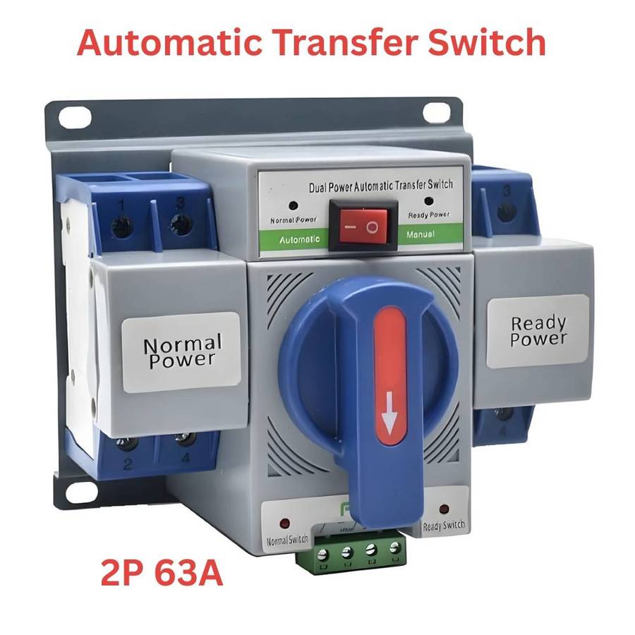 Automatic Transfer Switch 2P 63A 220V