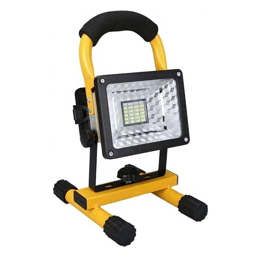 Super Bright 30W Floodlight with Stand 2400 Lumens, Rechargeable batteries