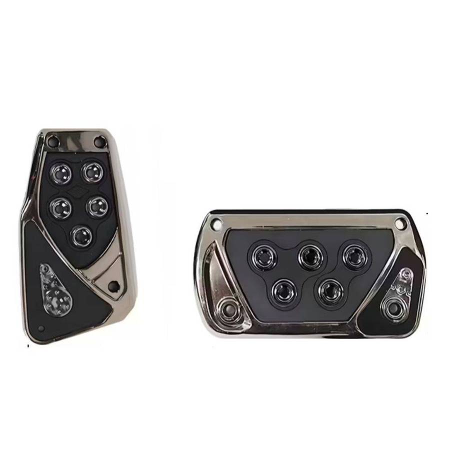 Universal Anti-Slip Car Pedal Covers - Waterproof, Durable Aluminum Alloy - Fits Most Vehicles