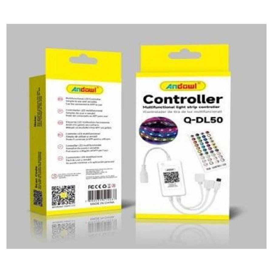 WIRELESS WI-FI CONTROLLER WITH REMOTE CONTROL FOR RGB LED STRIP 12V  Q-DL50