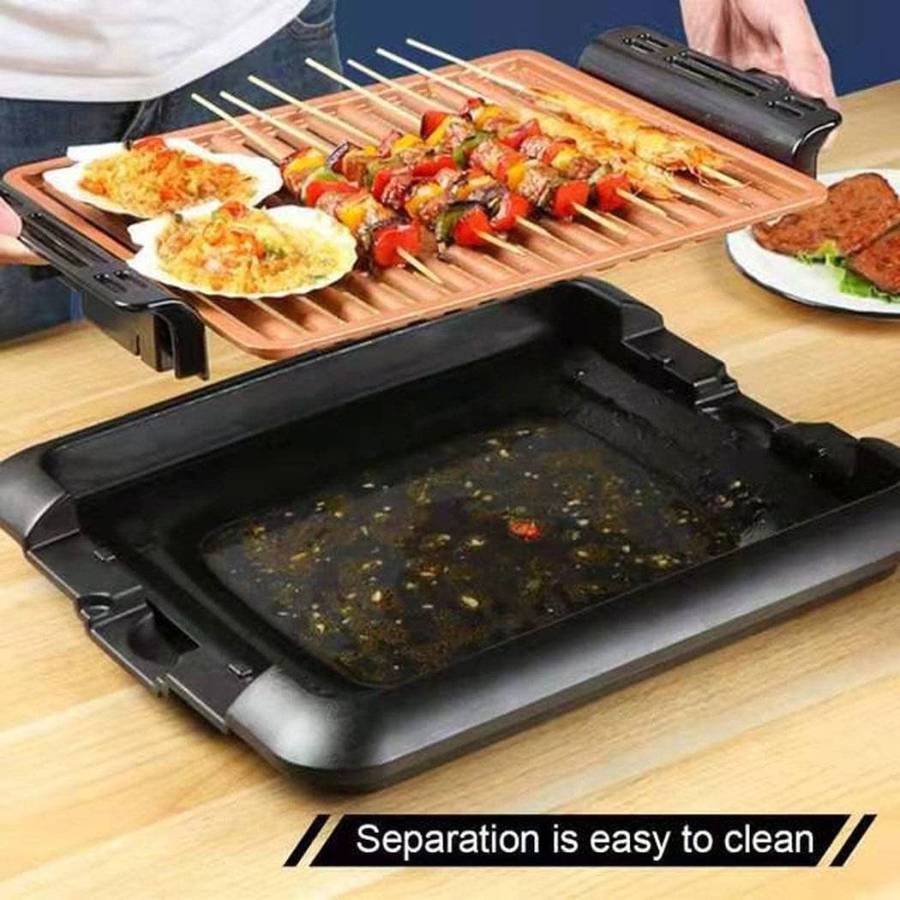 Non Stick Electric Griller - Large