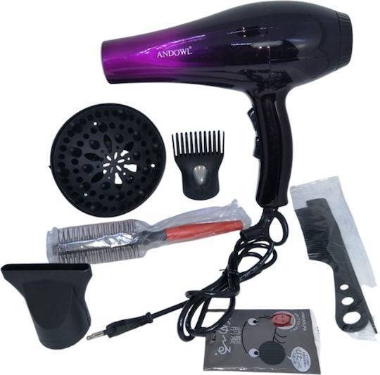 8 Piece Professional Styling Colorful Hair Drier