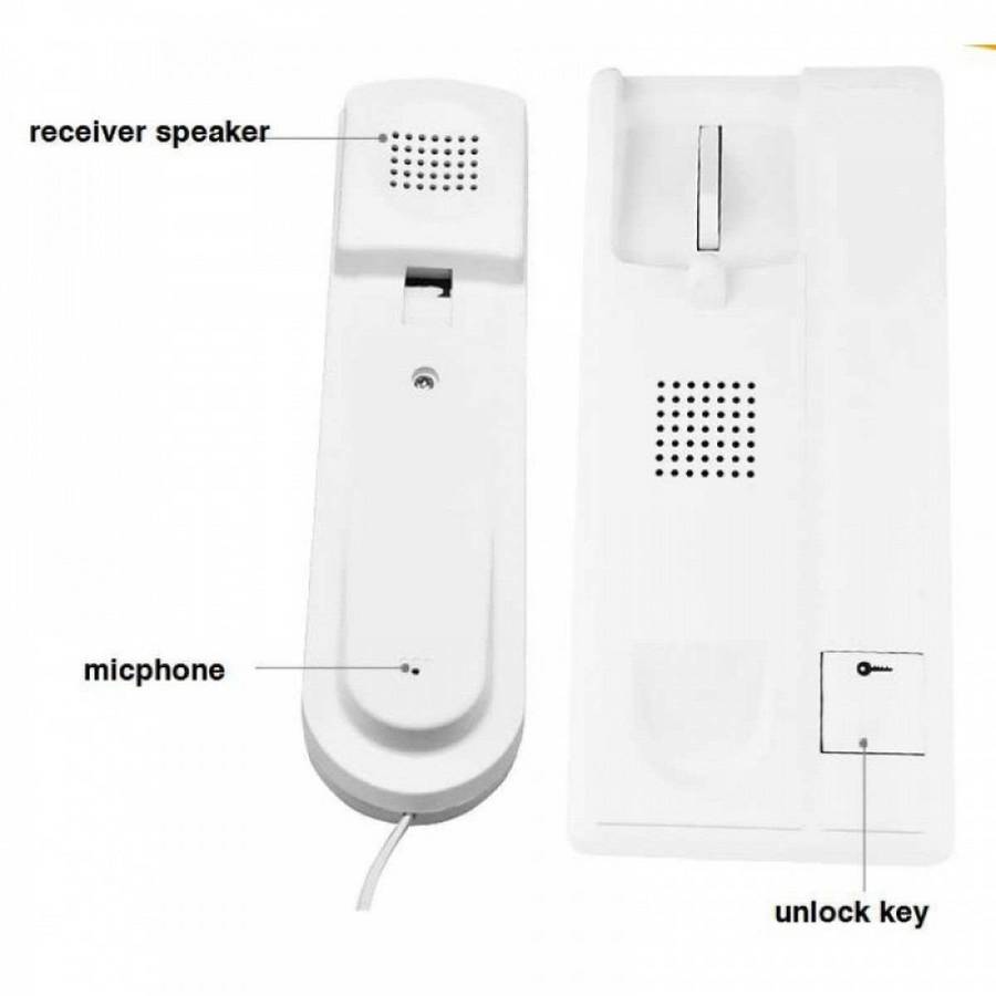 Complete Door Phone Set - Home/Office Intercom (2-Wire Intercom System Unlock Function) RL-3206B