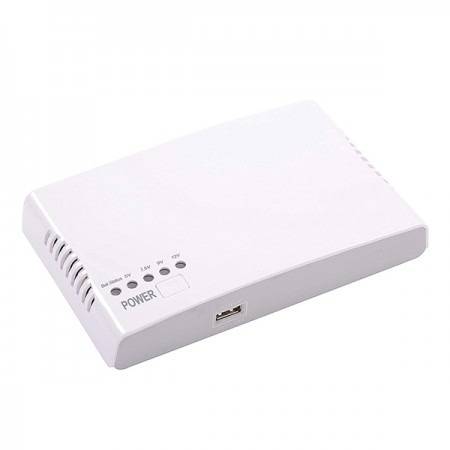 12000mAh Mini DC UPS White