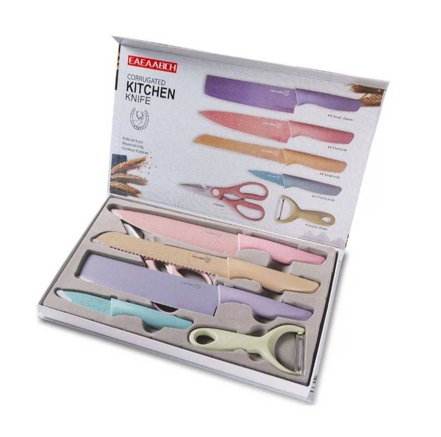 Chefs Choice 6-Piece Corrugated Knife Set (Last lot Available)