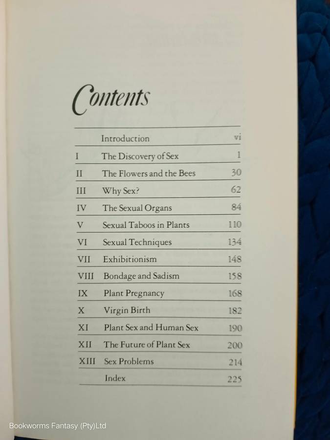 The Sex Life of Plants by Alec Bristow