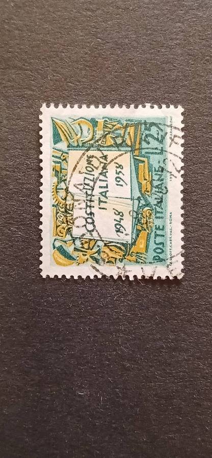 ITALY 1958 THE 10TH ANN. OF THE CONSTITUTION