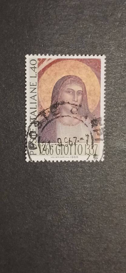 ITALY 1966 THE 700TH ANN. OF THE BIRTH OF GIOTTO