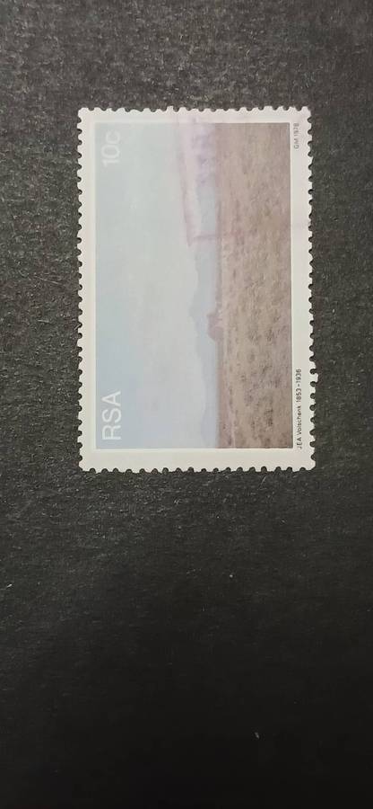 SOUTH AFRICA 1978 THE 125TH BIRTH ANN. OF J.E.A VOLSCHENK-FLUORESCENT PAPER