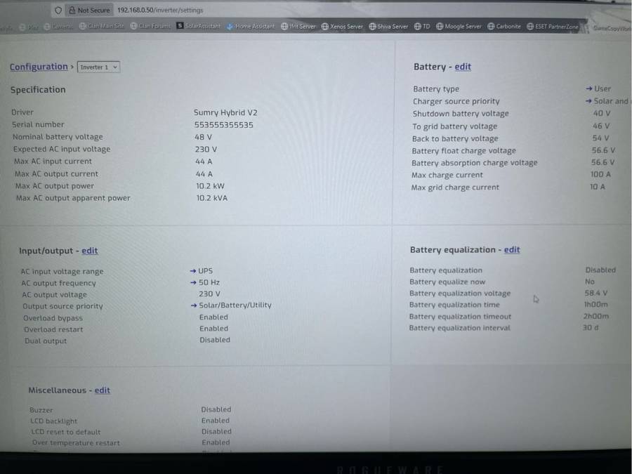 Conderenergy 10.2Kw Inverter