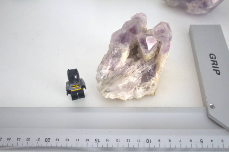 Amethyst - Light Purple.  Approx 12 x 7 x 7