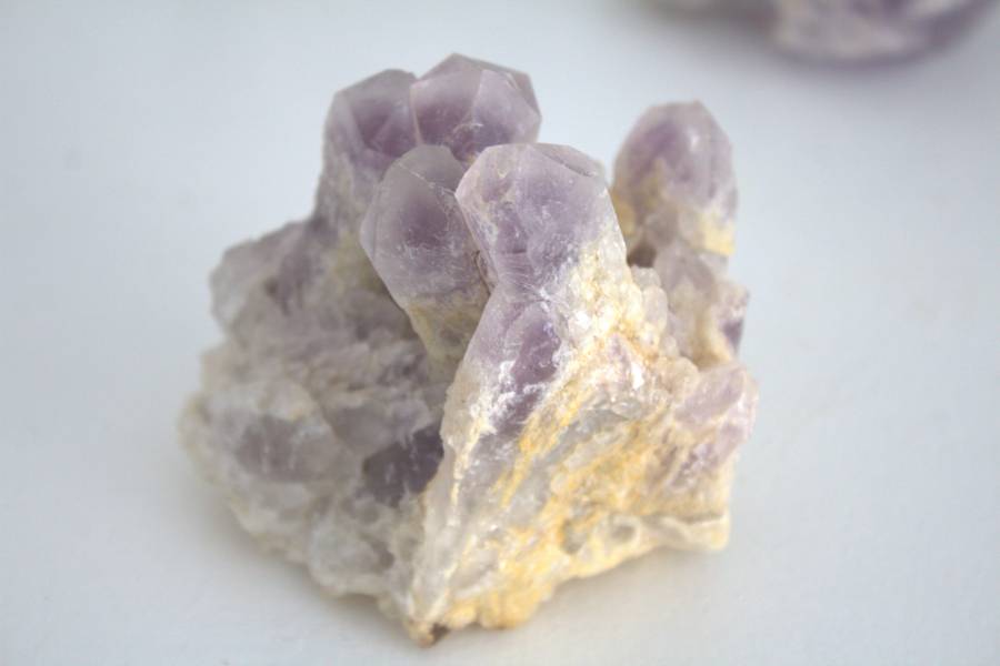 Amethyst - Light Purple.  Approx 12 x 7 x 7