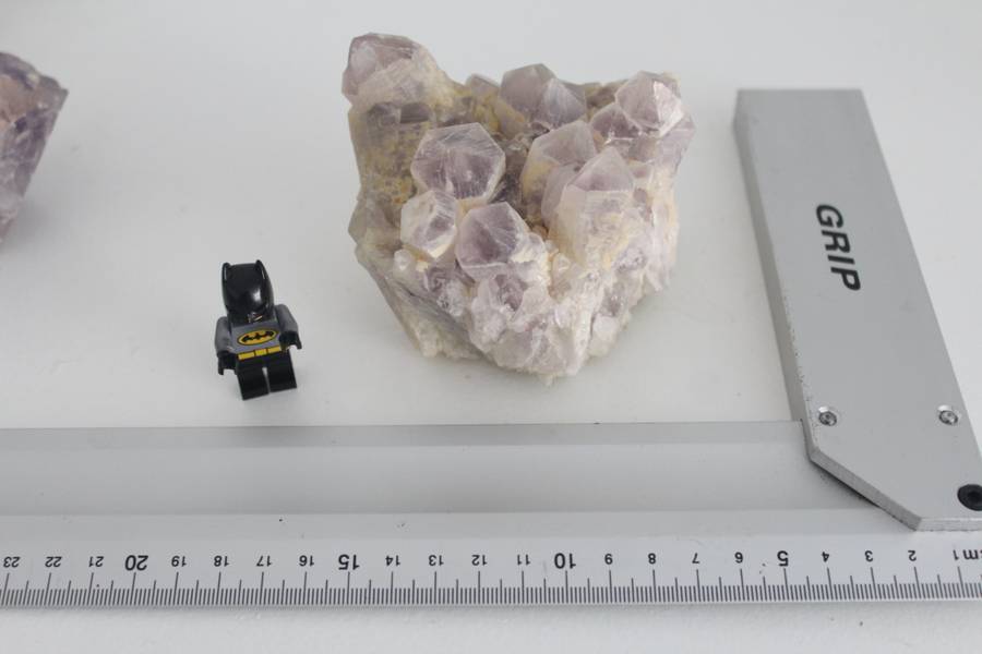 Amethyst - Light Purple.  Approx 10 x 10 x 10