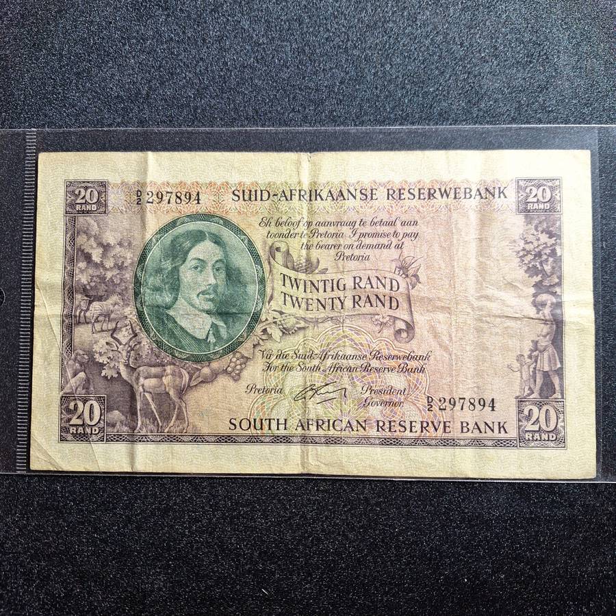 20 Rand G Rissik South Africa Note