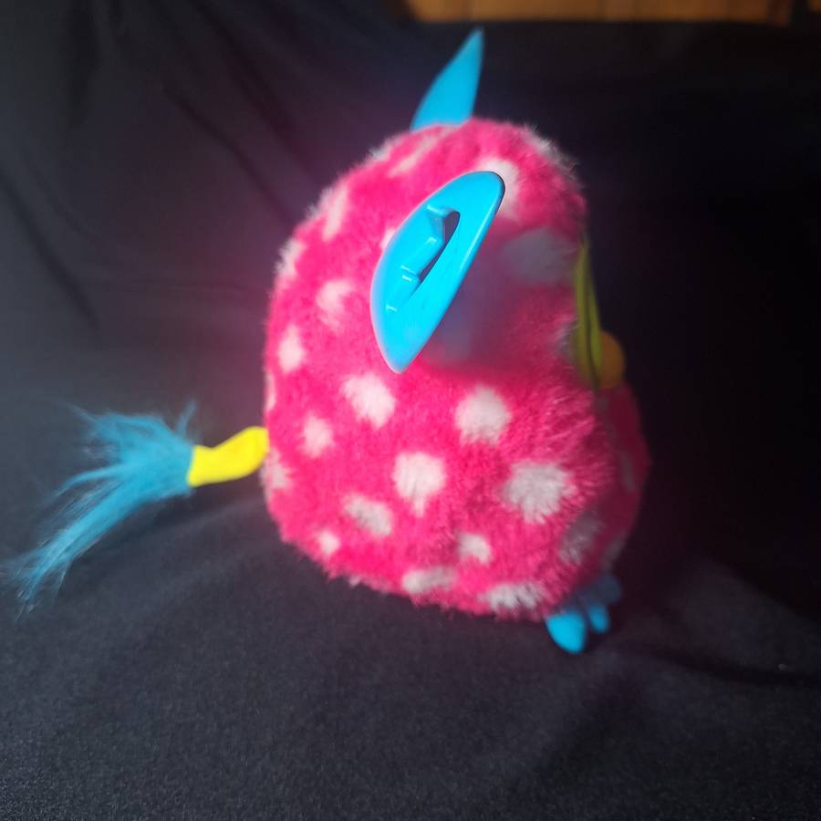 2012 Furby Boom Pink with White Polka Dots Fully working
