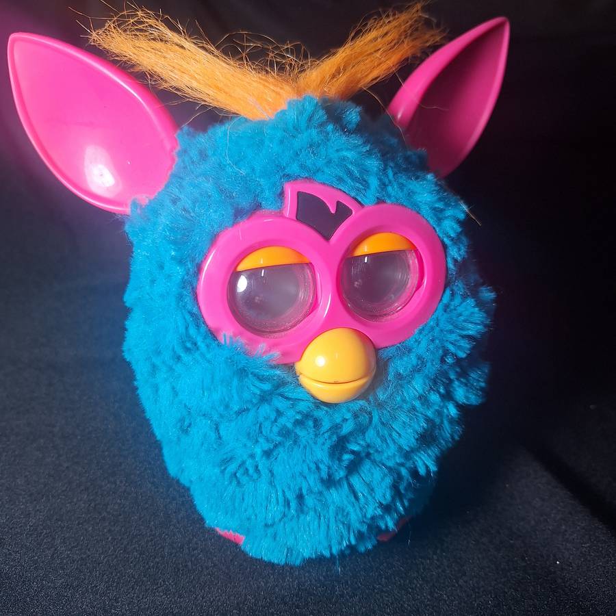 2012 Furby Boom Blue and Pink Fully working in Good Condition
