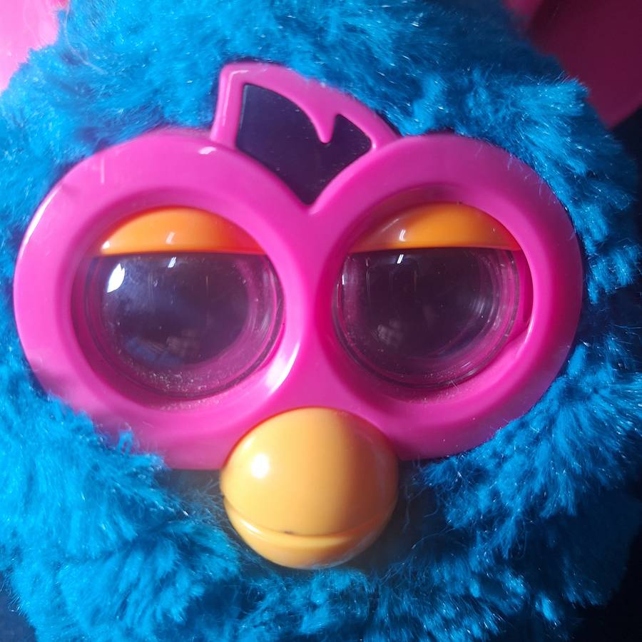 2012 Furby Boom Blue and Pink Fully working in Good Condition