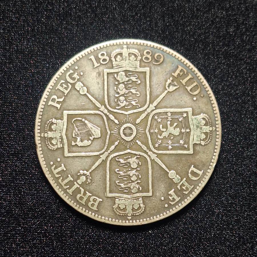 1889 UK Victoria Crown   .925% Silver Coin 22.3 Grams