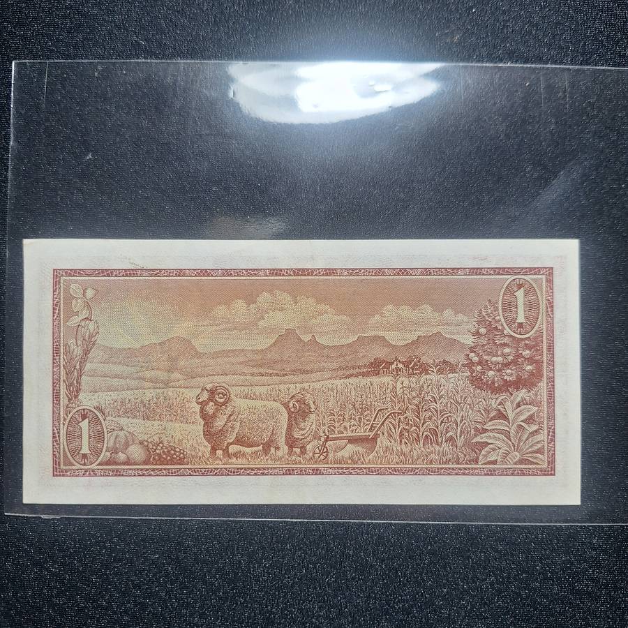 0ne Rand TW de Jongh Replacement Bank Note #1