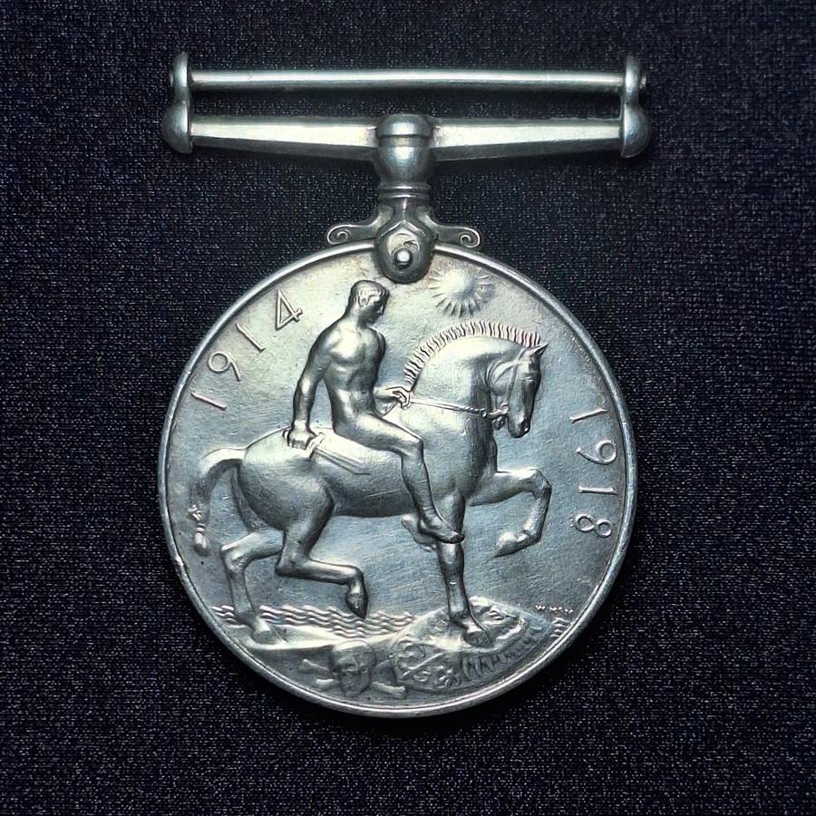 1918 British Silver War Medal