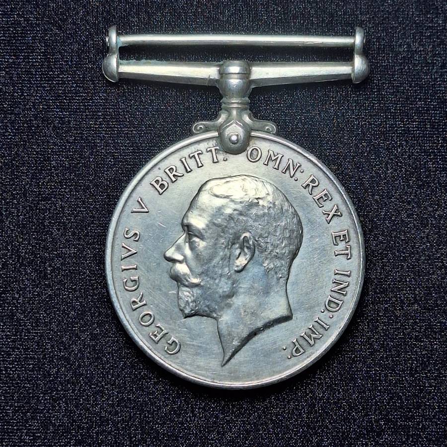 1918 British Silver War Medal