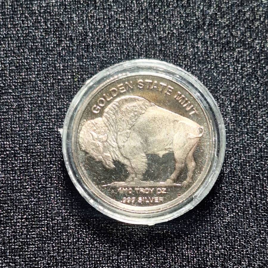 2 x USA 1/10 Ounce Silver Golden State Mint Coins