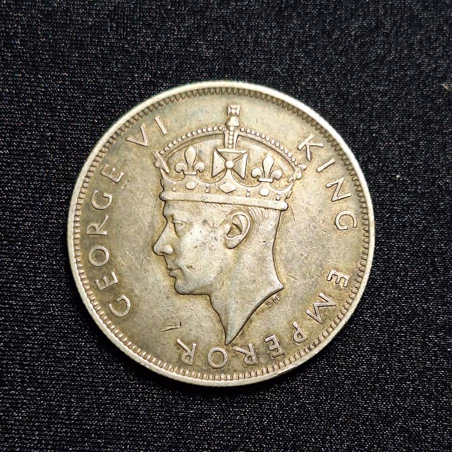 1940 Southern Rhodesia Half Crown 92.5% Silver - 14 Grams Coin