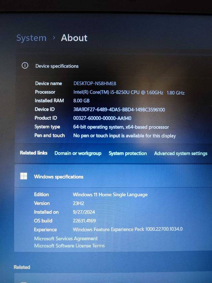 Lenovo IdeaPad 330  15.6-inch FHD Laptop - Intel Core i5-8TH GEN 512GB SSD 8GB RAM Win 11