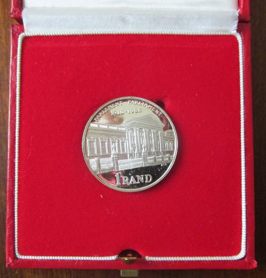 3 PROOF SILVER RANDS + 1 UNC.