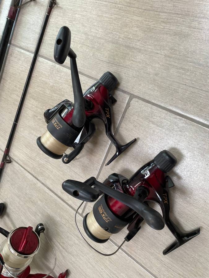 Fishing gear Shakespeare rod and okuma reels