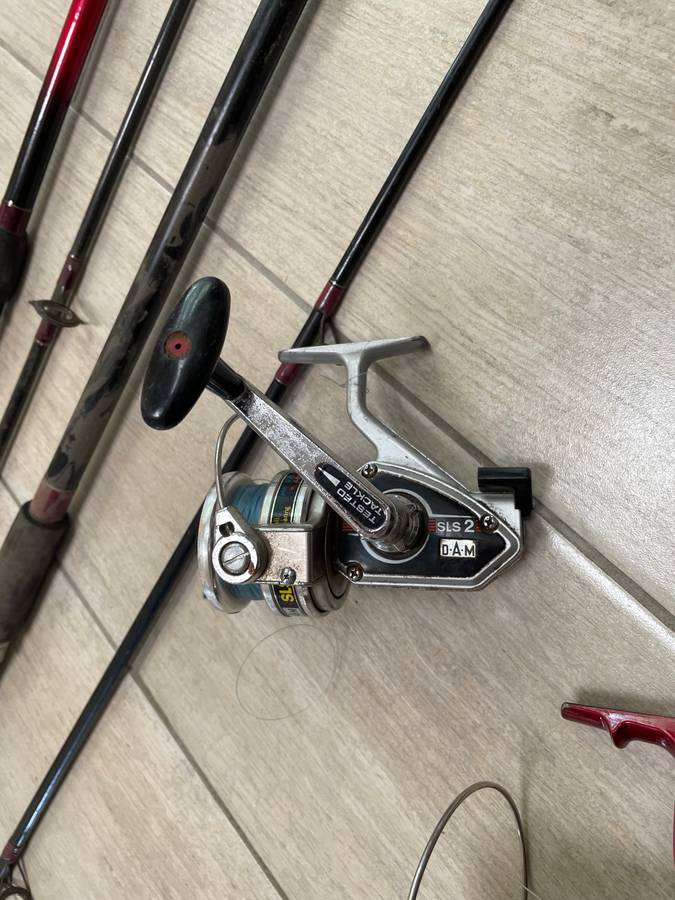 Fishing gear Shakespeare rod and okuma reels