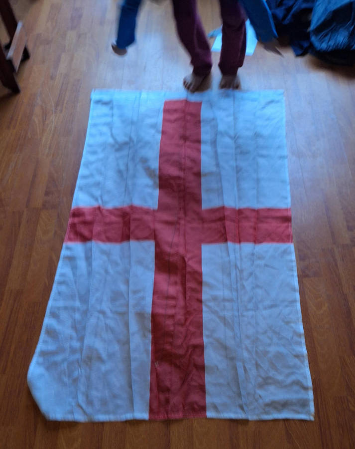 10x Mixed lot of flags for decor