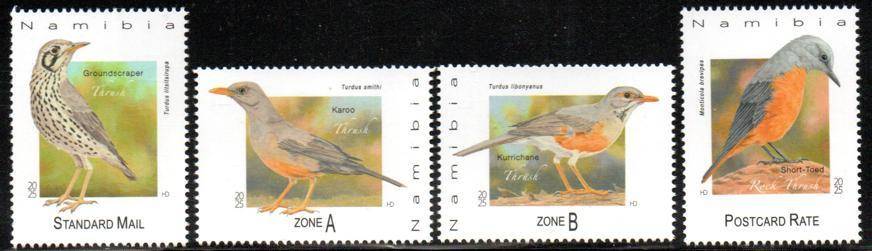 Namibia - 2025 Thrushes Set MNH