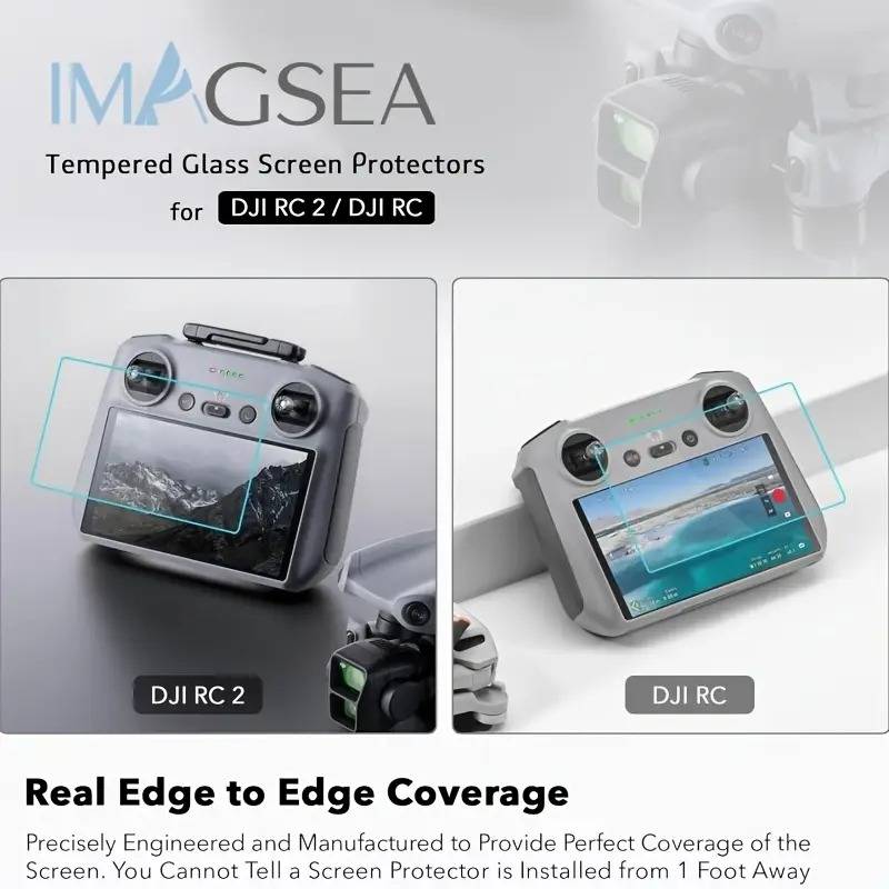 Tempered Glass Screen Protector for DJI RC/RC2 remote controllers