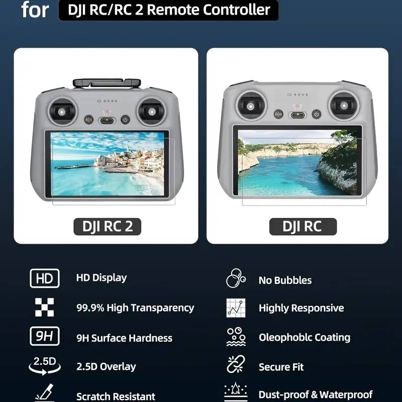 Tempered Glass Screen Protector for DJI RC/RC2 remote controllers