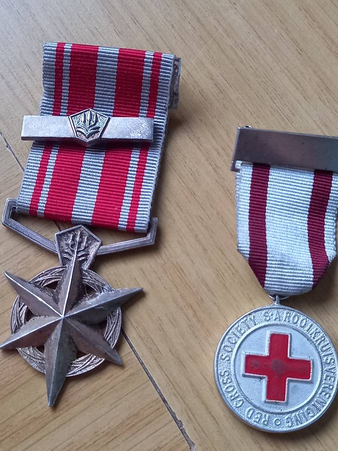 War medals and ect