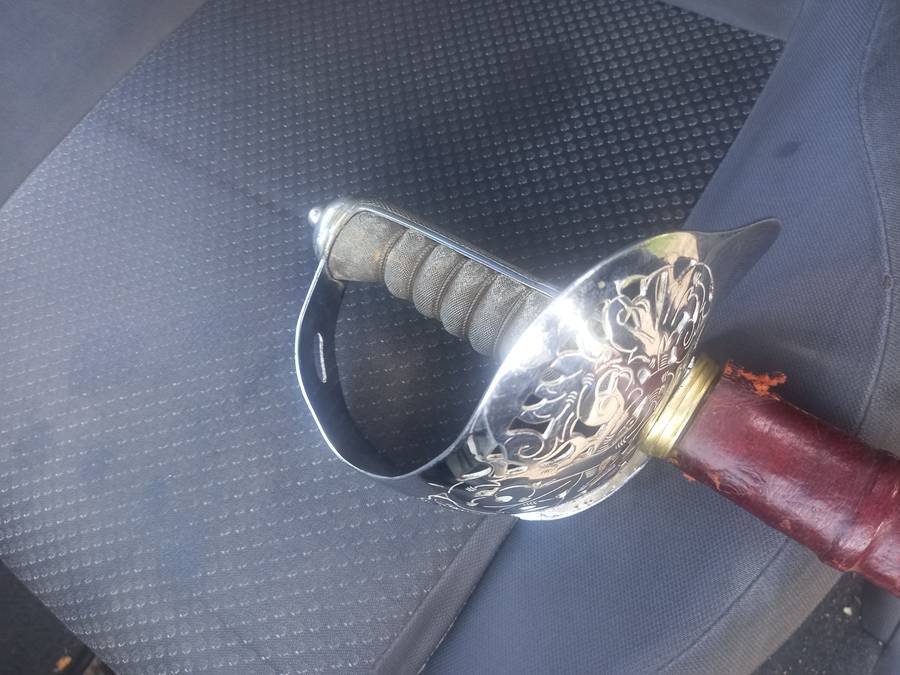 war badge and flags and ect