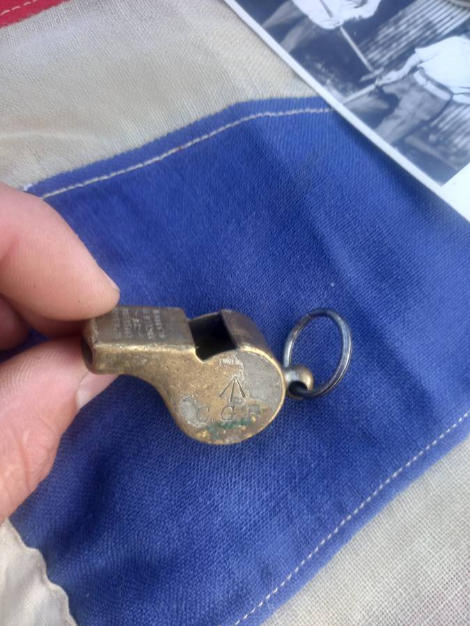 war badge and flags and ect