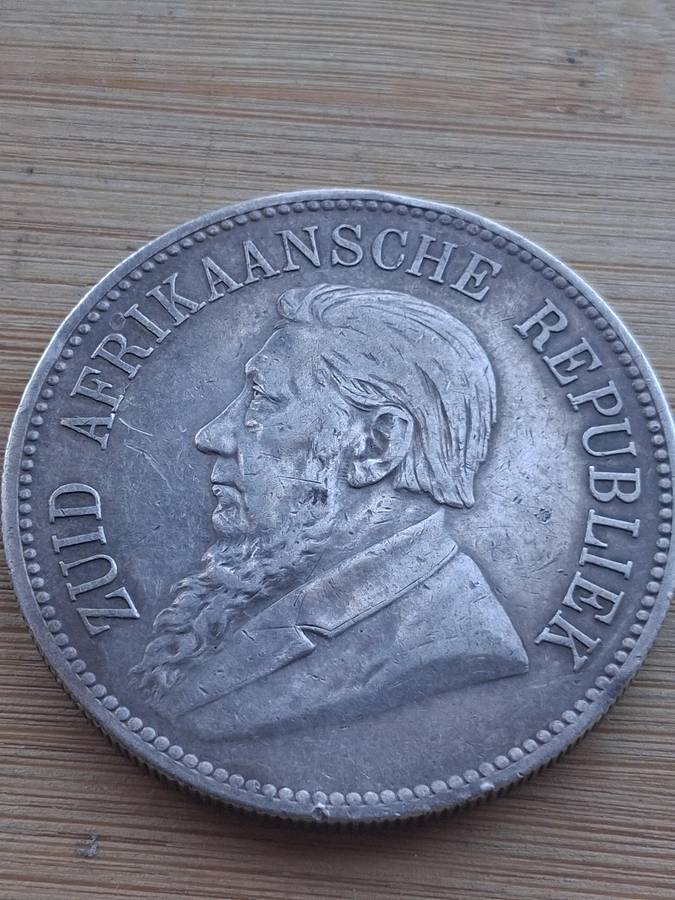 Paul kruger 5 shilling 1892