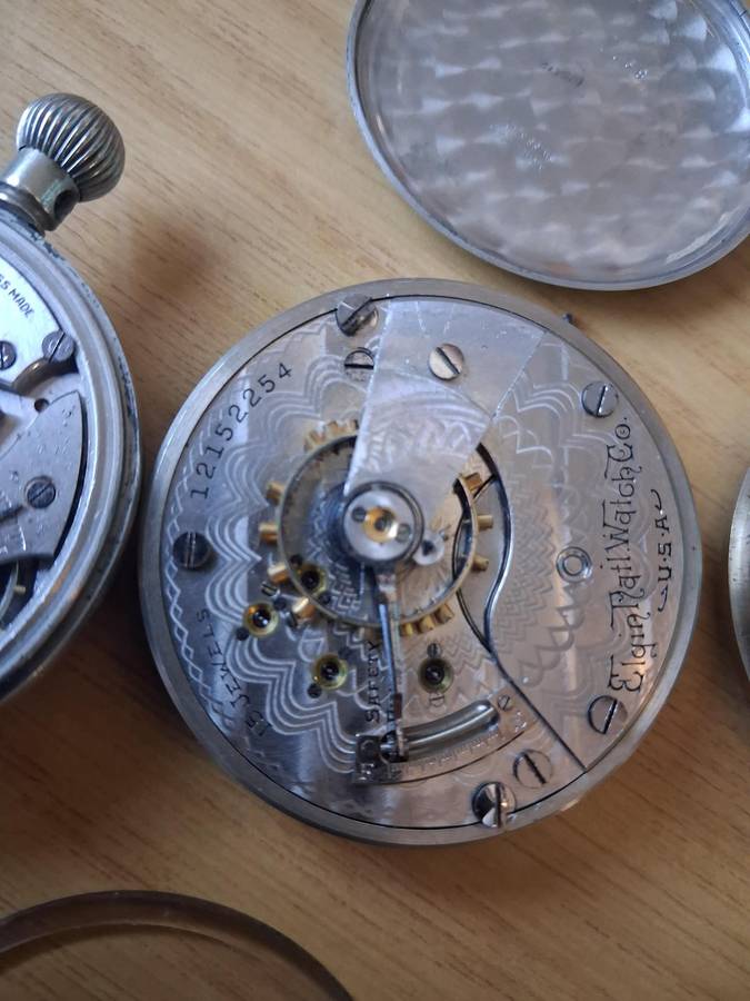 3x vintage pocket watches