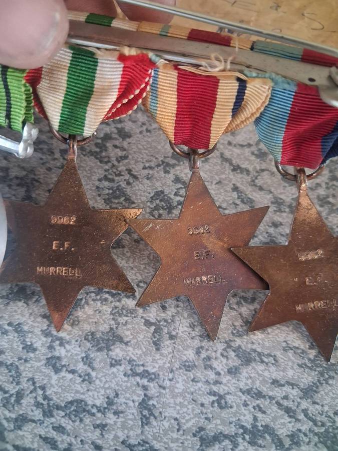 WWII German Luftwaffe (Airforce) EM/NCOS BELT BUCKLE and war medals ect